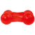 Rotaļlieta suņiem – DogFantasy Good's Rubber Strong toy bone, 11,4 cm, red