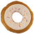 Hračka Dog Fantasy donut bílý 19cm