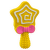 Rotaļlieta suņiem – Dog Fantasy Toy Yummies Latex Lollipop Star, with sound, mix colors, 13 cm
