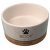 Dog Fantasy Woof miska keramická s bambus. podložkou 13x5 cm
