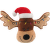Hračka Dog Fantasy Winter Tale hlava soba pískací 23cm