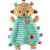 Hračka Dog Fantasy Cuddle ovečka tyrkysová 29 cm