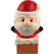 Hračka pro psy Dog Fantasy Winter Tale Santa latexový pískací 12 cm
