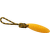 Hračka Kiwi Walker TPR guma Zeppelin oranžový 17cm
