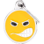 MyFamily známka gravírovacia smajlík angry