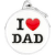 Známka My Family Charms popis I LOVE DAD