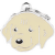 MyFamily známka gravírovacia zlatý retriever
