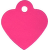 Medaljons – Heart Small, Pink