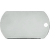 Medaljons – Military Tag Large, Chrome