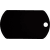 Medaljons – Military Tag Large, Black