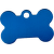 Medaljons – Bone Small, Dark Blue