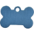 Medaljons – Bone Small, Light Blue