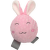 Hračka Have a Pet Jump králík plyšový růžový 12,5cm