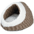 Guļvieta kaķiem – TRIXIE Kaline Cuddly Cave, 35 x 26 x 41 cm, Taupe/Cream