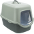 Tualete kaķiem – Trixie, Be Eco Vico cat litter tray, with hood, anthracite/grey-green, 40 x 40 x 56 cm