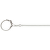 Trixie Vodítko s obojkom 1,2m/42cm strieborné