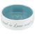 Miska keramická Pets Home 12cm krémová/sv. modrá 0,3l