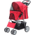 Suņu rati – Pawise, Pet Stroller, red, 68 x 46 x 100 cm