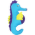 Peldoša rotaļlieta suņiem – Pawise Float it Sea horse
