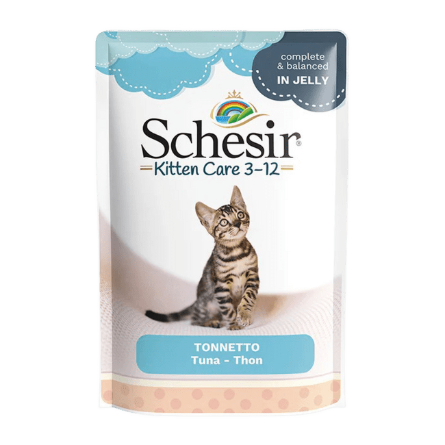 Консервы для котят – Schesir Kitten Tuna in Jelly, 85 г