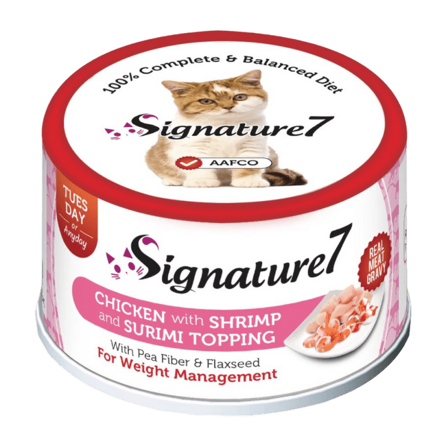 Консервы для кошек – Signature7 Chicken with Shrimp and Surimi, 70 г