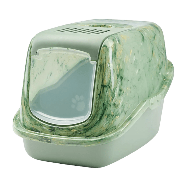 Tualete kaķiem – Savic Nestor Marble, Amazon green-botanical, 56 x 39 x 38,5 cm