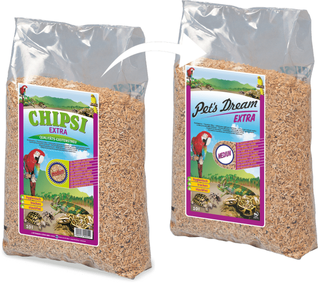 Наполнитель - опилки для животных - JRS Chipsi Extra Medium, 2,8 кг