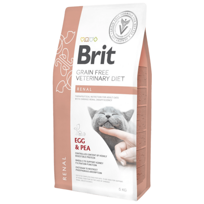 Ветеринарный корм для кошек – Brit Veterinary Diet, Cat Renal, 5 кг