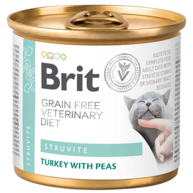 Ветеринарные консервы для кошек – Brit Veterinary Diet, Cat Struvite, 200 г
