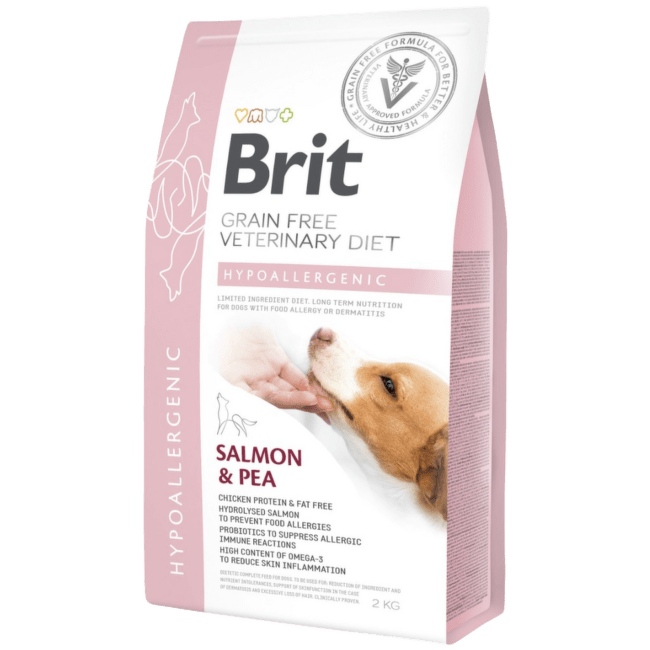 Ветеринарный корм для собак – Brit Veterinary Diet, Dog Hypoallergenic, 2 кг