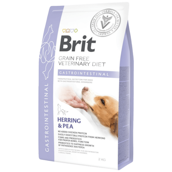 Veterinārā barība suņiem – Brit Veterinary Diet, Dog Gastrointestinal, 2 kg
