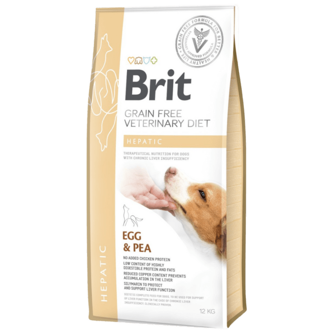 Veterinārā barība suņiem – Brit Veterinary Diet, Dog Hepatic, 12 kg