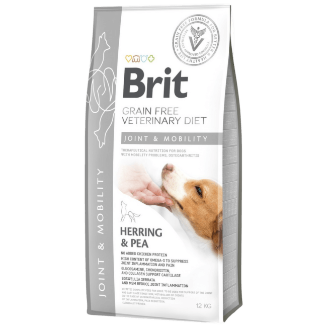 Veterinārā barība suņiem – Brit Veterinary Diet, Dog Mobility, 12 kg