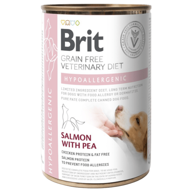 Ветеринарные консервы для собак – Brit Veterinary Diet, Dog Hypoallergenic, 400 г