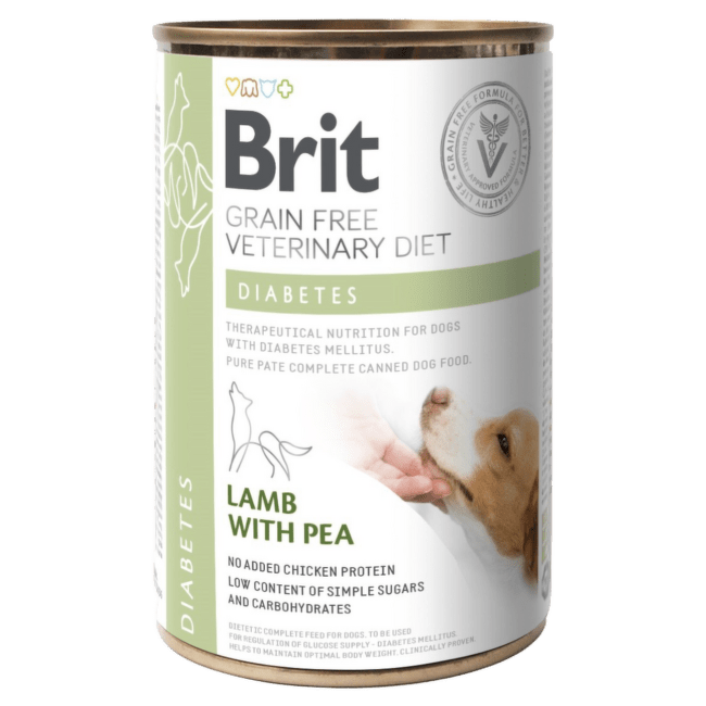 Veterinārie konservi suņiem – Brit Veterinary Diet, Dog Diabetes, 400 g