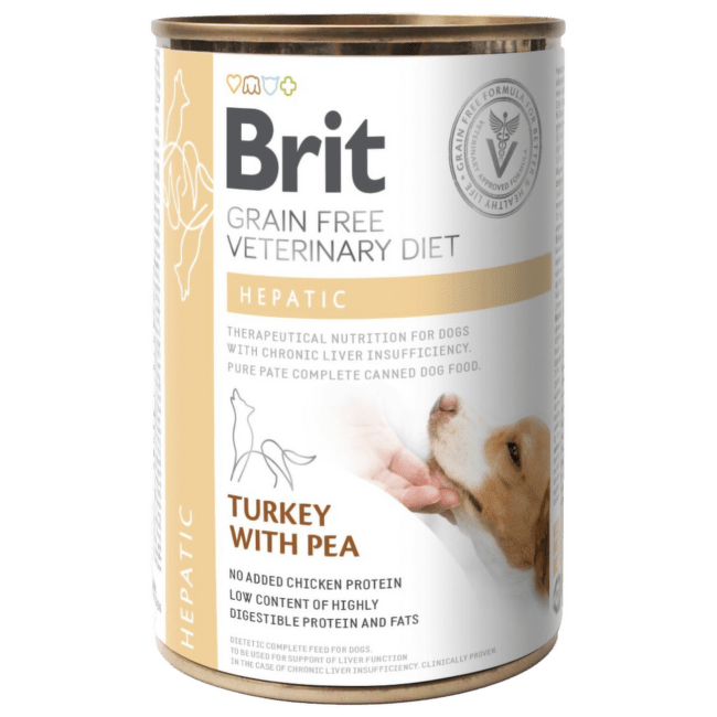 Veterinārie konservi suņiem – Brit Veterinary Diet, Dog Hepatic, 400 g