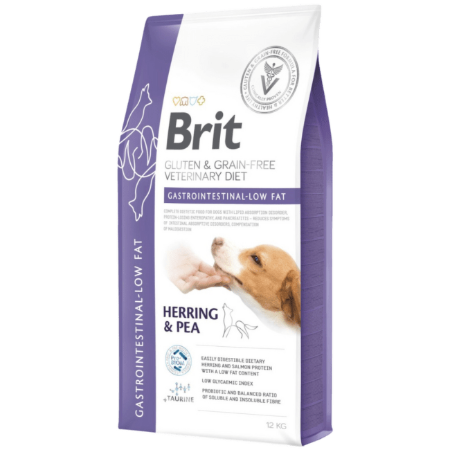Ветеринарный корм для собак – Brit Veterinary Diet, Dog Gastrointestinal, Low fat, 12 кг