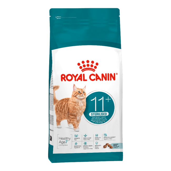 Barība kaķiem – Royal Canin Ageing Sterilised 11+, 2 kg