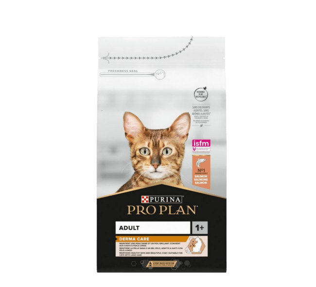 Barība kaķiem – Pro Plan DERMA Care, Salmon, 10 kg