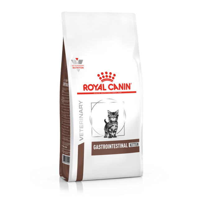 Veterinārā barība kaķēniem – Royal Canin Gastrointestinal Kitten, 2 kg