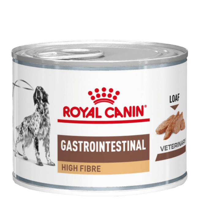 Veterinārie konservi suņiem – Royal Canin Gastrointestestinal High Fibre Dog, 200 g