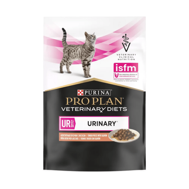 Veterinārie konservi kaķiem – Pro Plan Veterinary Diets, UR St/Ox Urinary Salmon, 85 g