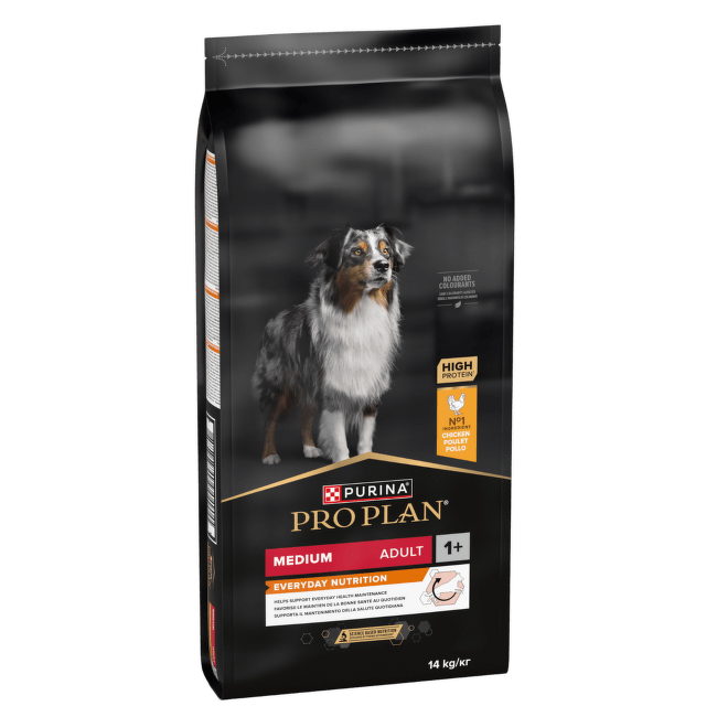 Корм для собак – Pro Plan Medium Adult Chicken, 14 кг