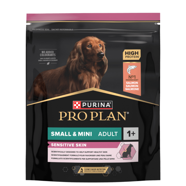 Корм для собак – PRO PLAN Small and Mini Adult Sensitive Skin Salmon, 700 г