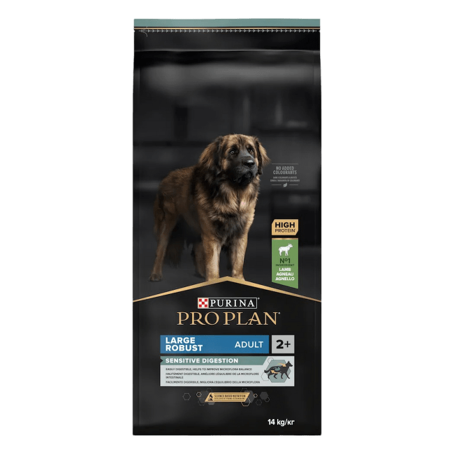 Barība suņiem – Pro Plan Large Robust Digest Lamb, 14 kg