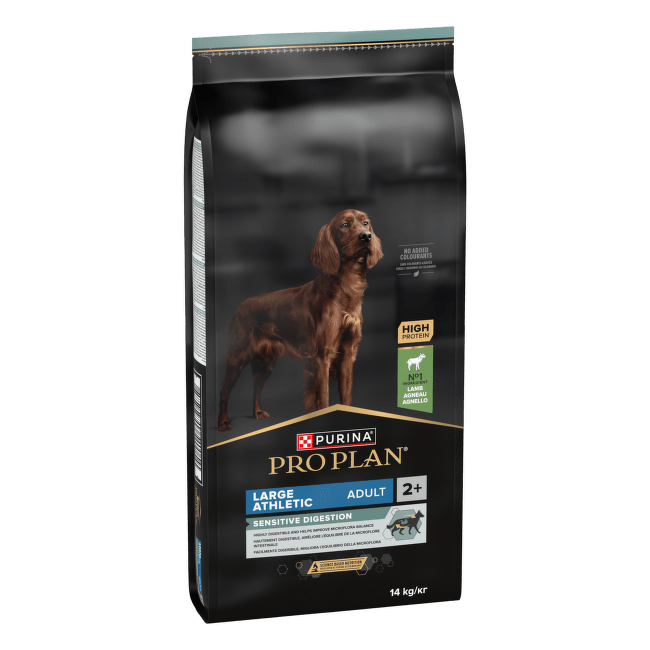 Корм для собак – Pro Plan Large Athletic Sensitive Digestion Lamb, 14 кг