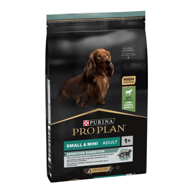 Корм для собак – Pro Plan Small and Mini Adult Sensitive Digestion Lamb, 3 кг