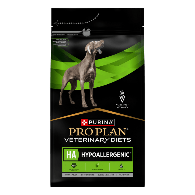 Veterinārā barība suņiem – Pro Plan Veterinary Diets HA Hypoallergenic, 3 kg