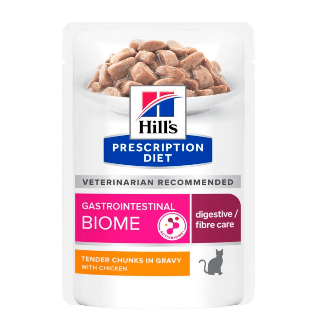 Veterinārie konservi kaķiem – Hill's Gastrointestinal Biome Chicken, 85 g