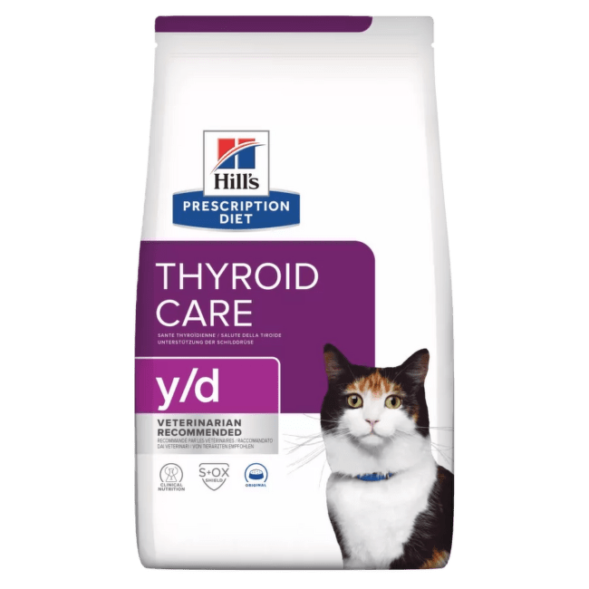 Veterinārā barība kaķiem – Hill's y/d, 1,5 kg